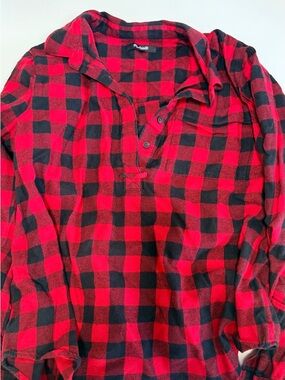 Madewell Red and Black Buffalo Plaid Shirt